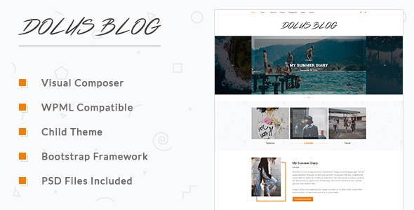 Dolus - Blog WordPress Theme Dolus - Blog WordPress Theme