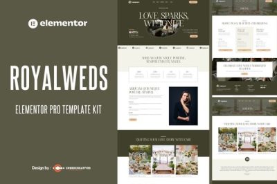Royalweds - Wedding Planner Elementor Pro Template Kit