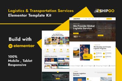 Shipgo - Cargo & Logistic Elementor Template Kit