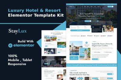StayLux - Luxury Hotel & Resort Elementor Template Kit