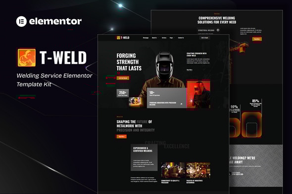 Tweld - Welding Service Elementor Template Kit Tweld - Welding Service Elementor Template Kit
