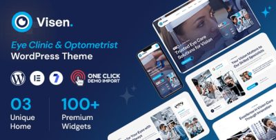 Visen - Eye Clinic & Optometrist WordPress Theme