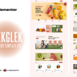 GlekGlek - Juice Bars & Drink Elementor Template Kit
