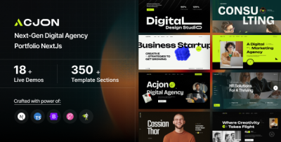 Acjon - Digital Agency & Creative Portfolio NextJs Template