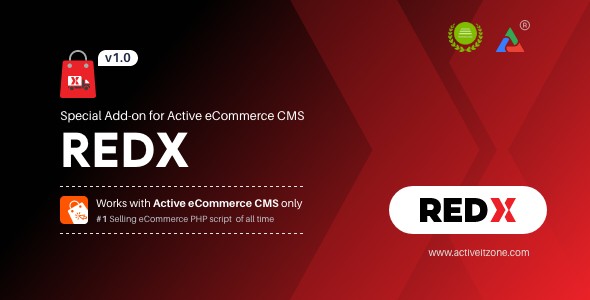Active eCommerce CMS | RedX Courier Add-on Active eCommerce CMS | RedX Courier Add-on