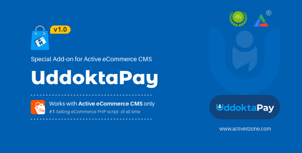 Active eCommerce CMS | UddoktaPay Payment Gateway Add-on Active eCommerce CMS | UddoktaPay Payment Gateway Add-on