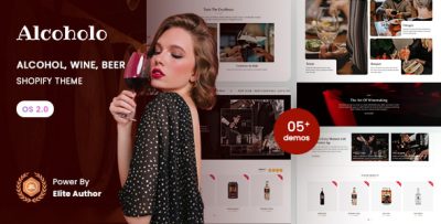 Alcoholo - Wines & Beers Store Shopify 2.0 Theme