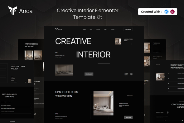 Anca - Creative Interior Elementor Template Kit Anca - Creative Interior Elementor Template Kit