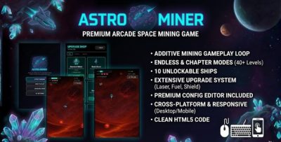 Astro-Miner | Arcade Space Mining Game