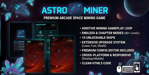 Astro-Miner | Arcade Space Mining Game Astro-Miner | Arcade Space Mining Game