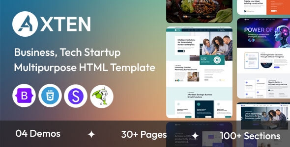 Axten – Business & Multipurpose HTML Template Axten – Business & Multipurpose HTML Template