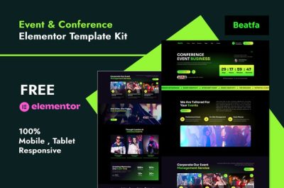 Beatfa - Event & Conference Elementor Template Kit