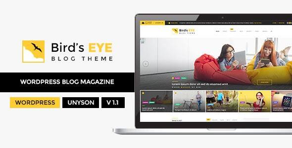 Birds Eye - Blog and News WordPress Theme Birds Eye - Blog and News WordPress Theme