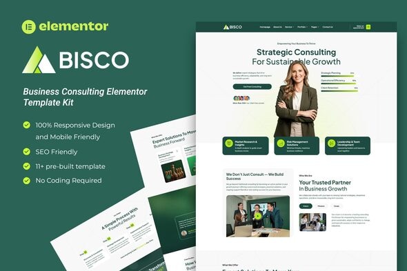 Bisco - Business Consulting Elementor Template Kit Bisco - Business Consulting Elementor Template Kit