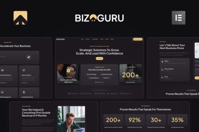 BizGuru - Business Consulting Elementor Template Kit
