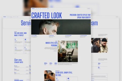 Bukber - Clean Modern Salon & Barbershop Elementor Template Kit