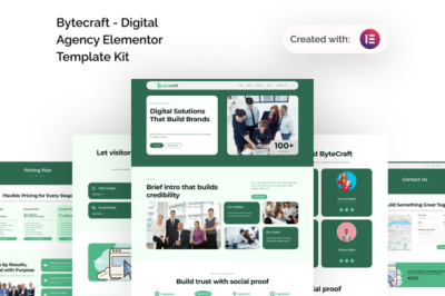 Bytecraft - Digital Agency Elementor Template Kit