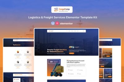 CargoComp - Logistic & Freight Services Elementor Template Kit