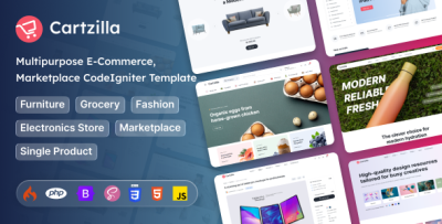 Cartzilla - CodeIgniter Multipurpose E-Commerce Template