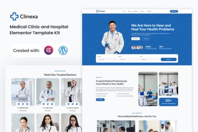 Clinexa - Medical Clinic & Hospital Elementor Template Kit