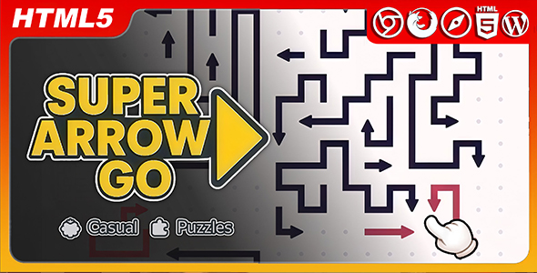 Super Arrow Go - HTML5 Game For Website(Included HTML5 Only) Super Arrow Go - HTML5 Game For Website(Included HTML5 Only)