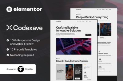 Codexave – Digital Solutions Elementor Template Kit