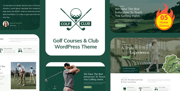 Colf - Golf Course and Club WordPress Theme Colf - Golf Course and Club WordPress Theme