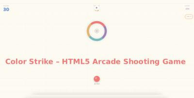 Color Strike - HTML5 Arcade Shooting Game