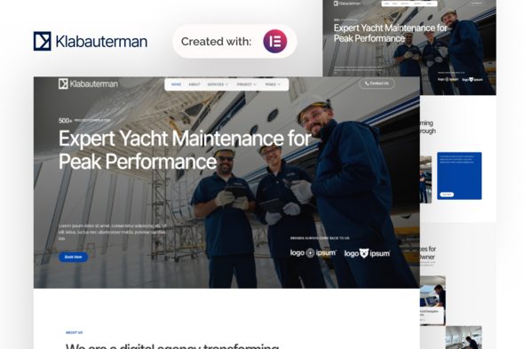 Klabauterman – Boat & Yacht Repair Service Elementor Template Kit Klabauterman – Boat & Yacht Repair Service Elementor Template Kit