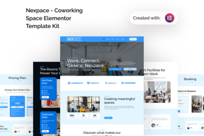 Nexpace - Coworking Space Elementor Template Kit