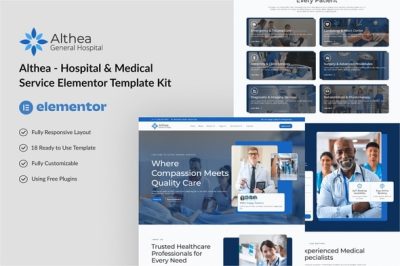 Althea - Hospital & Medical Service Elementor Template Kit