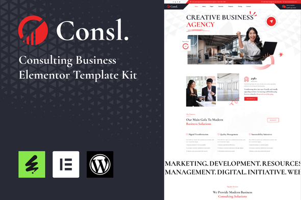 Consl - Consulting Business Elementor Template Kit Consl - Consulting Business Elementor Template Kit