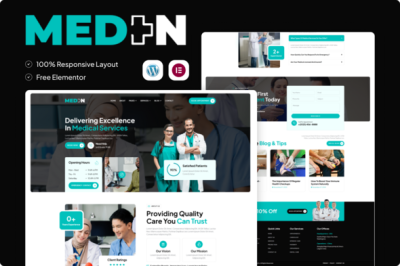 Meden - Health & Medical Elementor Template Kit