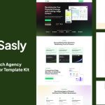 Sasly - Fintech Agency Elementor Template Kit