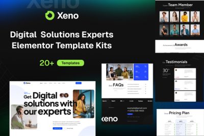 Xeno - Digital Solutions Experts Elementor Template Kits