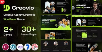 Creovio - Creative Agency & Portfolio WordPress Theme