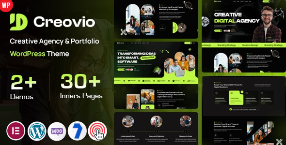 Creovio - Creative Agency & Portfolio WordPress Theme Creovio - Creative Agency & Portfolio WordPress Theme