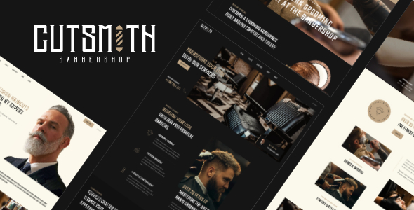 Cutsmith - Barbershop & Hair Salon WordPress Theme Cutsmith - Barbershop & Hair Salon WordPress Theme