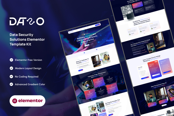 Dataso - Data Security Solutions Elementor Template Kit Dataso - Data Security Solutions Elementor Template Kit