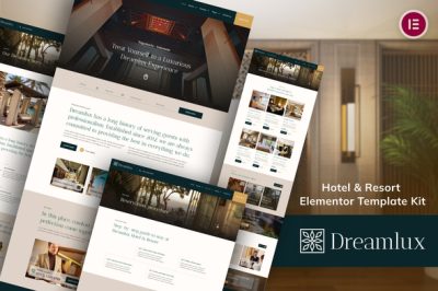 Dreamlux - Hotel & Resort Elementor Template Kit
