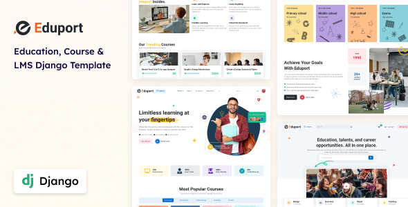 Eduport - Django LMS, Education and Course Template Eduport - Django LMS, Education and Course Template