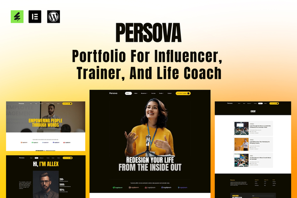 Persova - Influencer Portfolio Elementor Template Kit Persova - Influencer Portfolio Elementor Template Kit