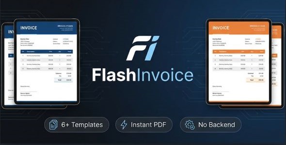 Flash Invoice - Light Weight - Multi Template Flash Invoice - Light Weight - Multi Template