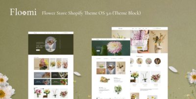 Floomi - Flower Store Shopify Theme OS 3.0 (Theme Block)