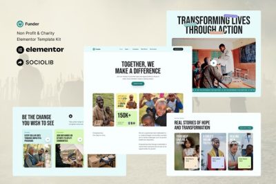 Funder - Non Profit & Charity Elementor Template Kit