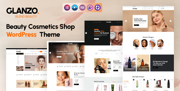 Glanzo - Beauty Cosmetics Shop WordPress Theme. Glanzo - Beauty Cosmetics Shop WordPress Theme.