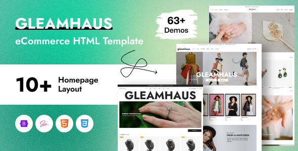 Gleamhaus - Multipurpose eCommerce HTML Template Gleamhaus - Multipurpose eCommerce HTML Template