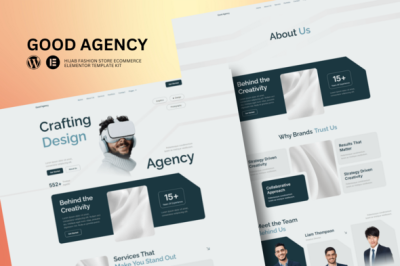 GoodAgency - Creative Agency Elementor Template Kit