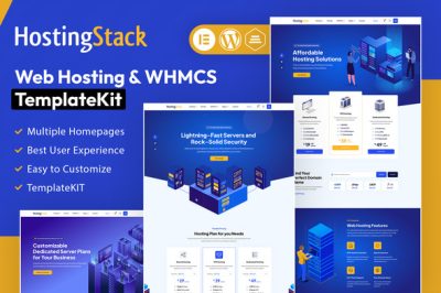 HostingStack - Web Hosting Elementor Template Kit