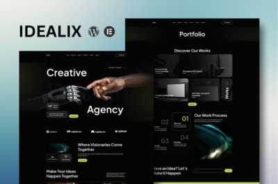 Idealix - Creative Digital Agency Elementor Template Kit